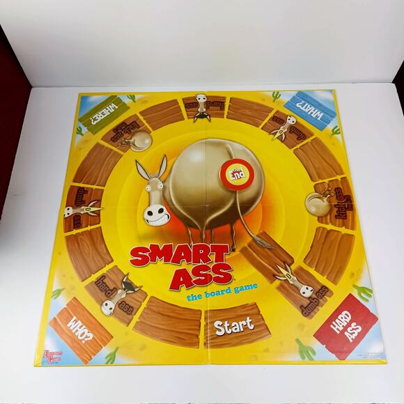UNIVERSITY GAMES Smart Ass The Board Game 2007 *Missing 2 Question Cards* - Picture 5 of 5